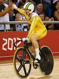 Anna Meares celebrates gold